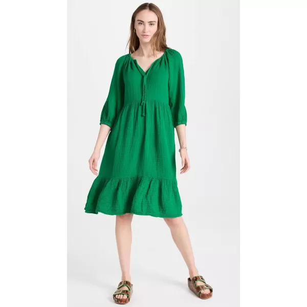 SUNDRY Womens Midi Tiered DressClover