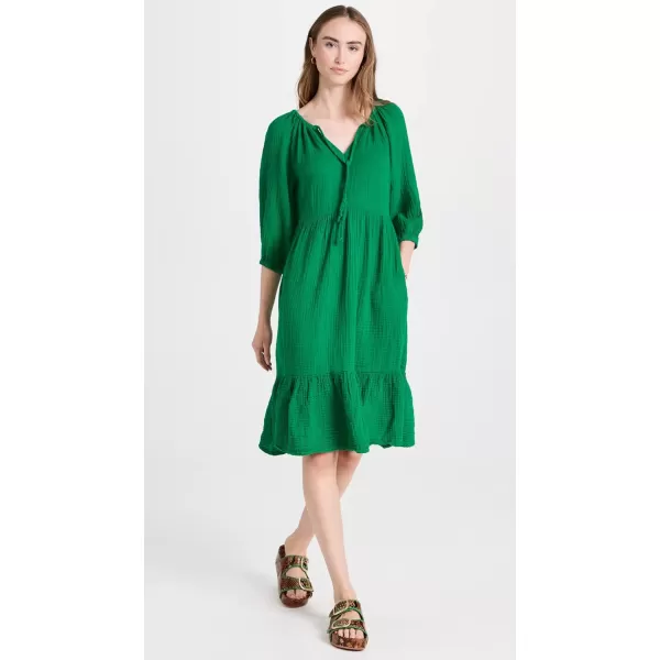 SUNDRY Womens Midi Tiered DressClover