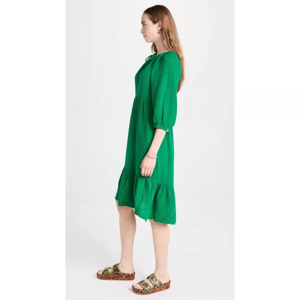 SUNDRY Womens Midi Tiered DressClover