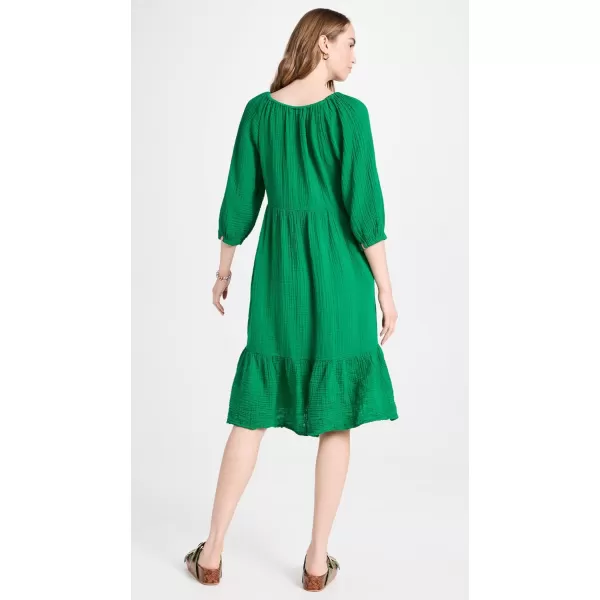 SUNDRY Womens Midi Tiered DressClover