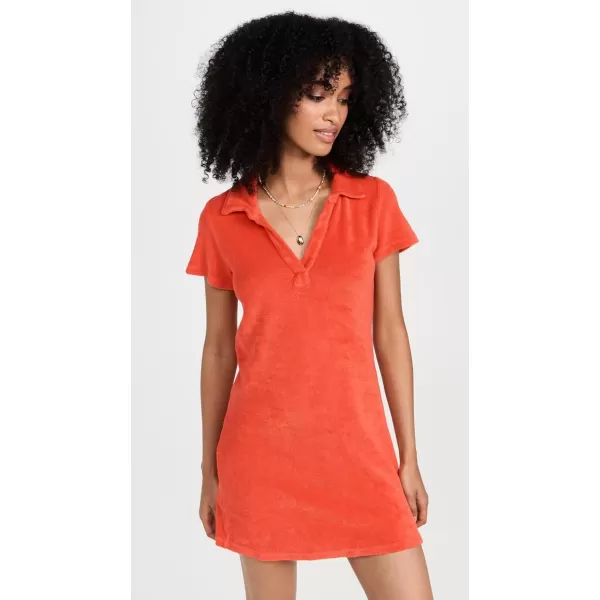 SUNDRY Womens Mini Polo DressTango