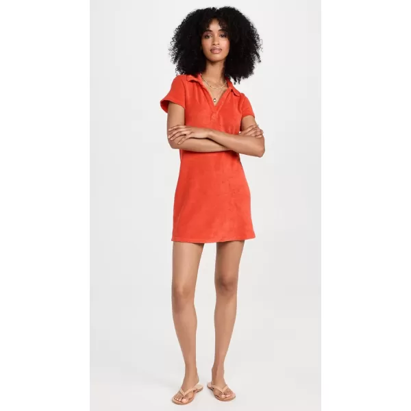 SUNDRY Womens Mini Polo DressTango