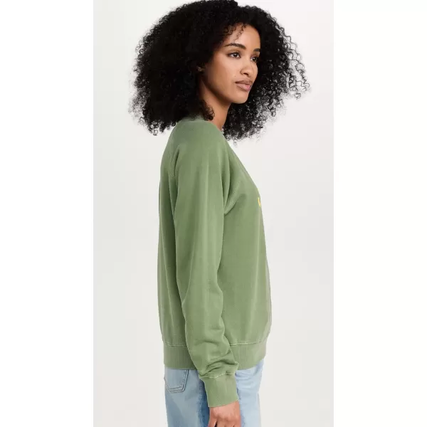 SUNDRY Womens Swim Club SweatshirtPigment Cactus