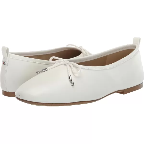 Sam Edelman Womens Ari Ballet FlatBright White