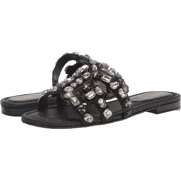 Sam Edelman Womens Bay Classic Slide SandalBlack Jewel Woven