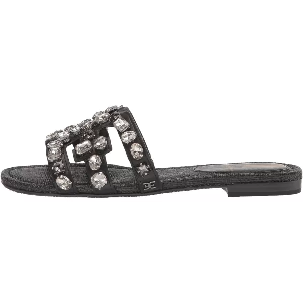 Sam Edelman Womens Bay Classic Slide SandalBlack Jewel Woven