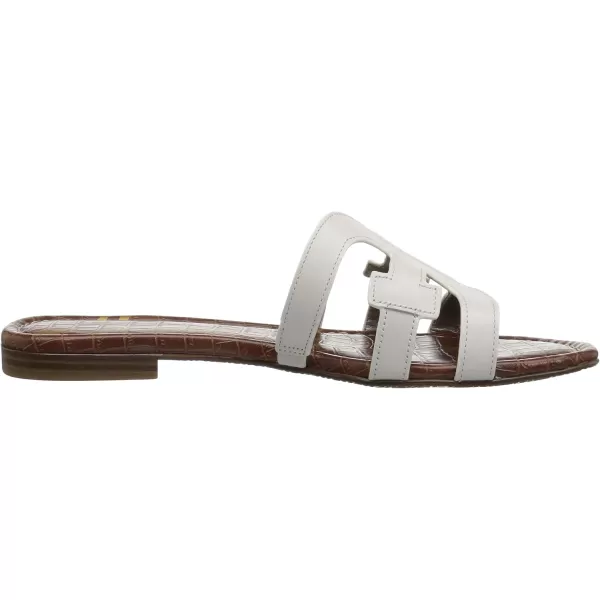 Sam Edelman Womens Bay Classic Slide SandalBright White Vaquero Saddle Leather