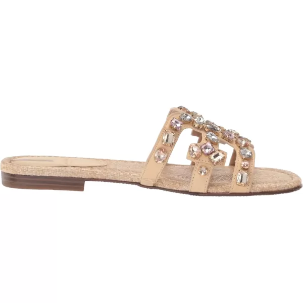 Sam Edelman Womens Bay Classic Slide SandalEggshell Rhinestone