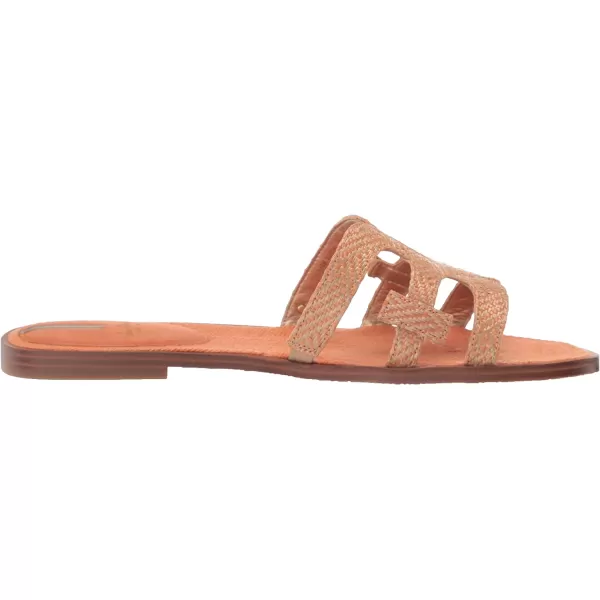 Sam Edelman Womens Bay Classic Slide SandalNaturalSunset Orange