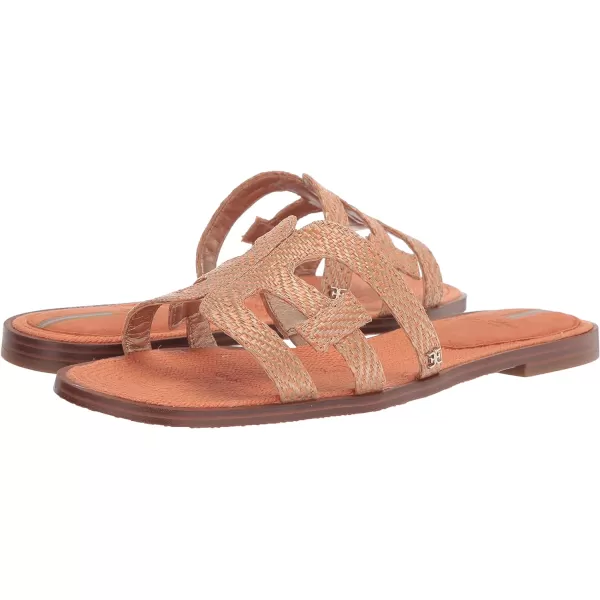 Sam Edelman Womens Bay Classic Slide SandalNaturalSunset Orange