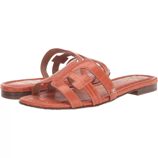 Sam Edelman Womens Bay Classic Slide SandalSunset Orange