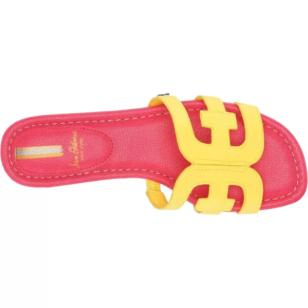 Sam Edelman Womens Bay SandalMimosa YellowUltra Fuchsia