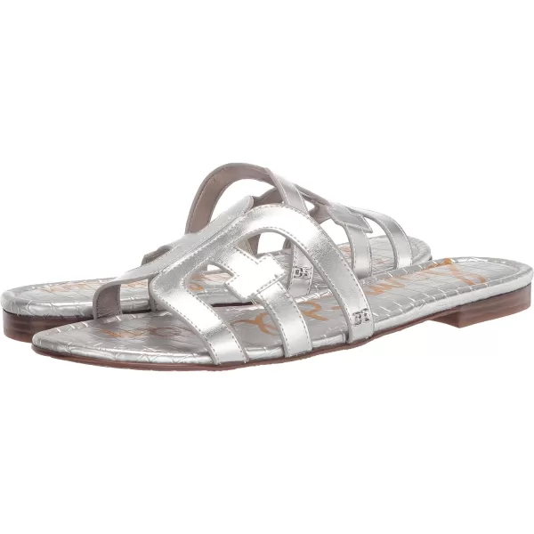 Sam Edelman Womens Bay SandalSoft Silver Smooth Leather