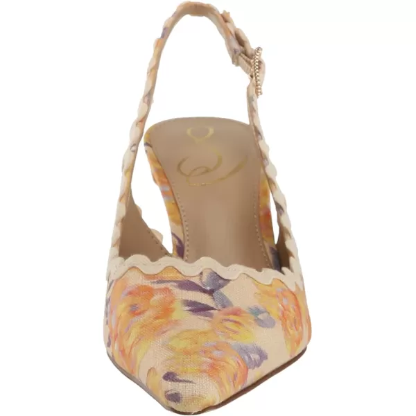 Sam Edelman Womens Bianka Sling PumpApricot Multi