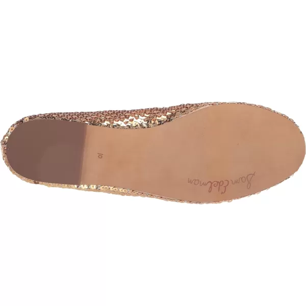 Sam Edelman Womens Felicia Luxe Ballet FlatGold Multi Octane