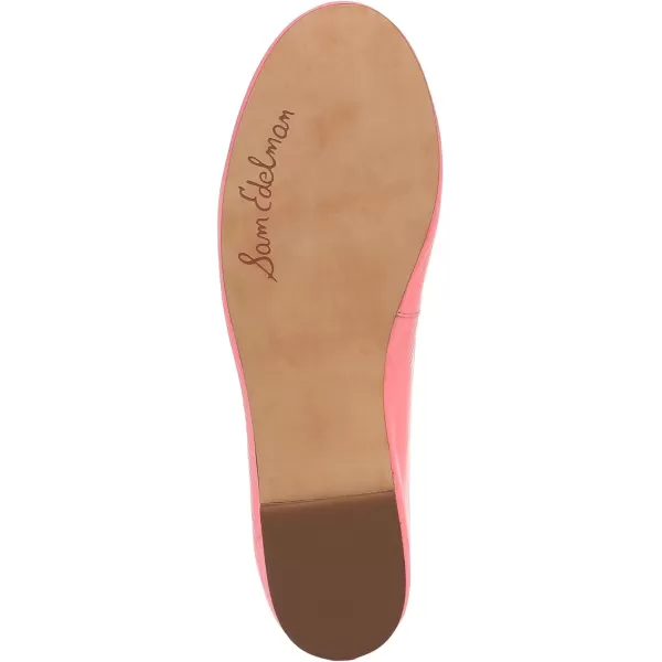 Sam Edelman Womens Felicia Luxe Ballet FlatPink Lotus