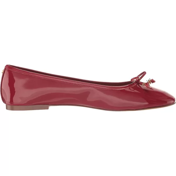 Sam Edelman Womens Felicia Luxe Ballet FlatRed Mahogany