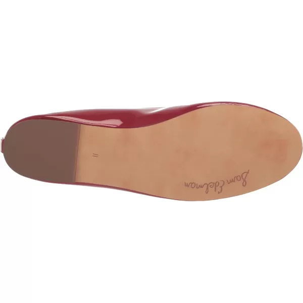 Sam Edelman Womens Felicia Luxe Ballet FlatRed Mahogany