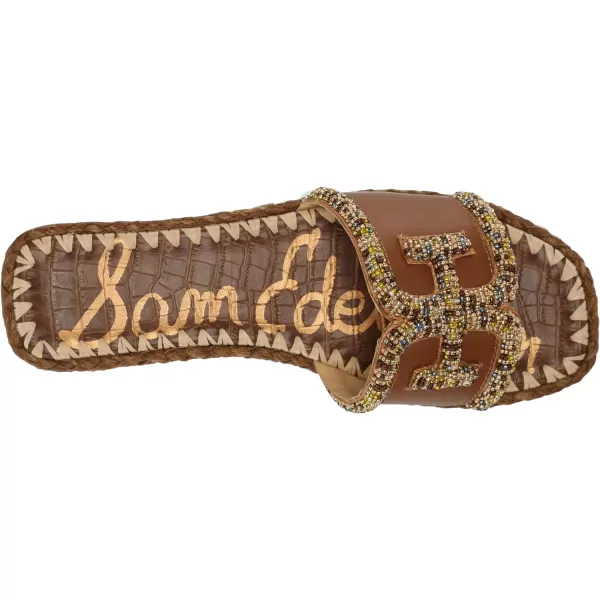 Sam Edelman Womens Fitz Flat SandalCognac