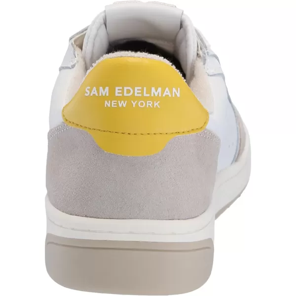 Sam Edelman Womens Harper SneakerWhiteSunflower