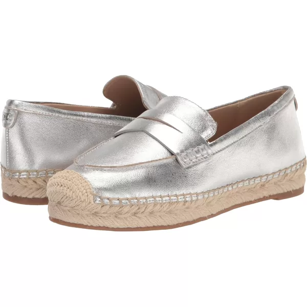 Sam Edelman Womens Kai Loafer FlatSoft Silver