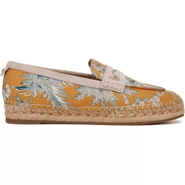 Sam Edelman Womens Kai Loafer FlatWashed Marigold MultiLimestone