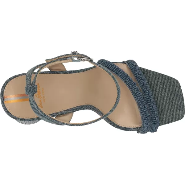 Sam Edelman Womens Kia SandalWashed New Blue Beaded