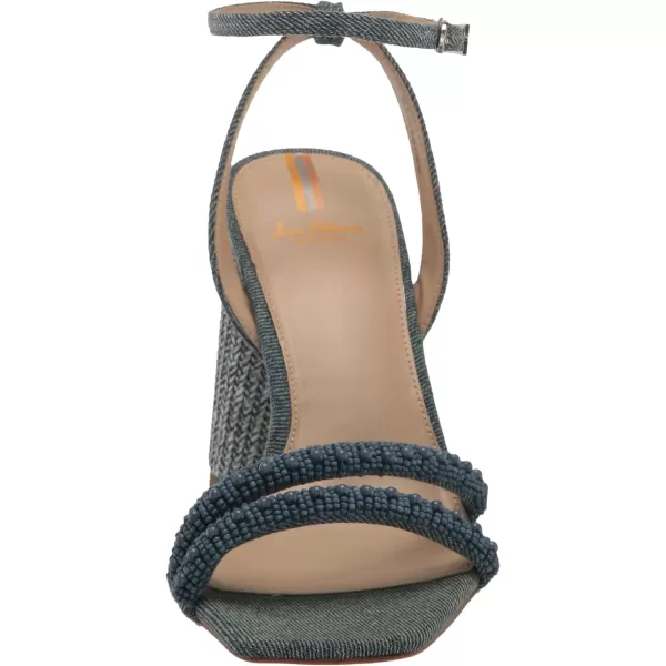 Sam Edelman Womens Kia SandalWashed New Blue Beaded