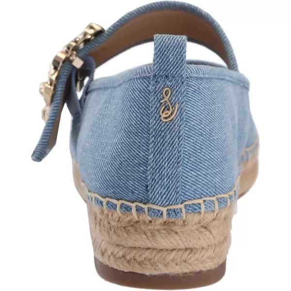 Sam Edelman Womens Maddy Mary Jane FlatMontrose Blue