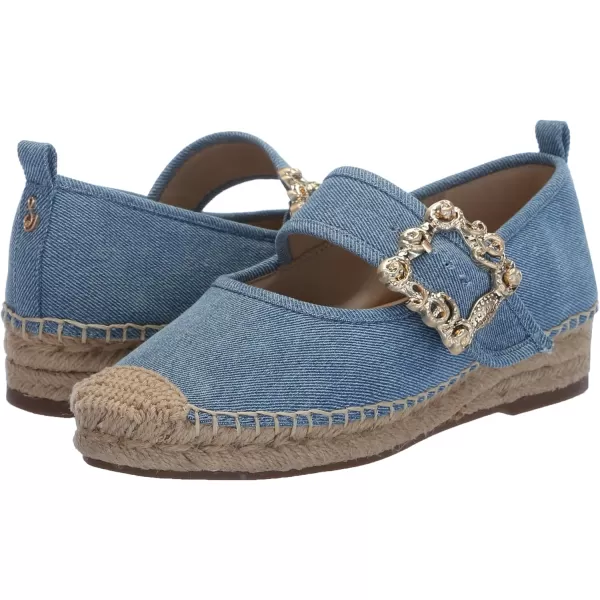 Sam Edelman Womens Maddy Mary Jane FlatMontrose Blue