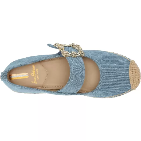 Sam Edelman Womens Maddy Mary Jane FlatMontrose Blue