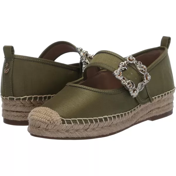 Sam Edelman Womens Maddy Mary Jane FlatWild Moss