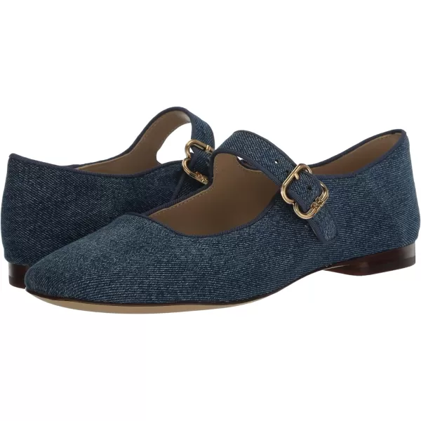 Sam Edelman Womens Michaela Mary Jane FlatBlue Stone