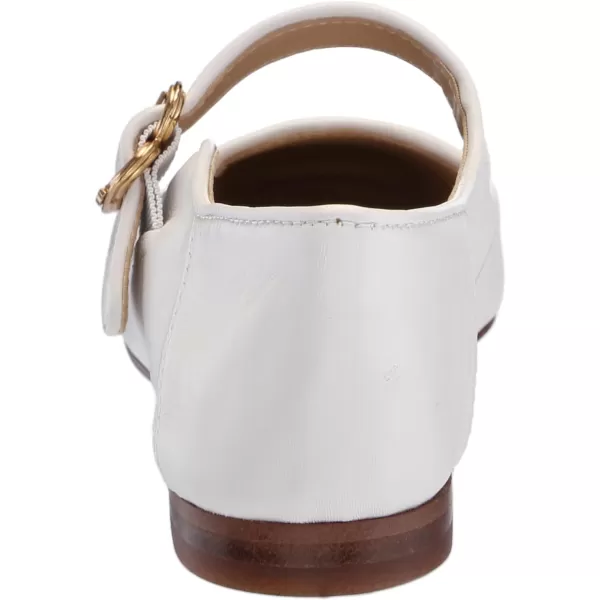 Sam Edelman Womens Michaela Mary Jane FlatBright White Leather