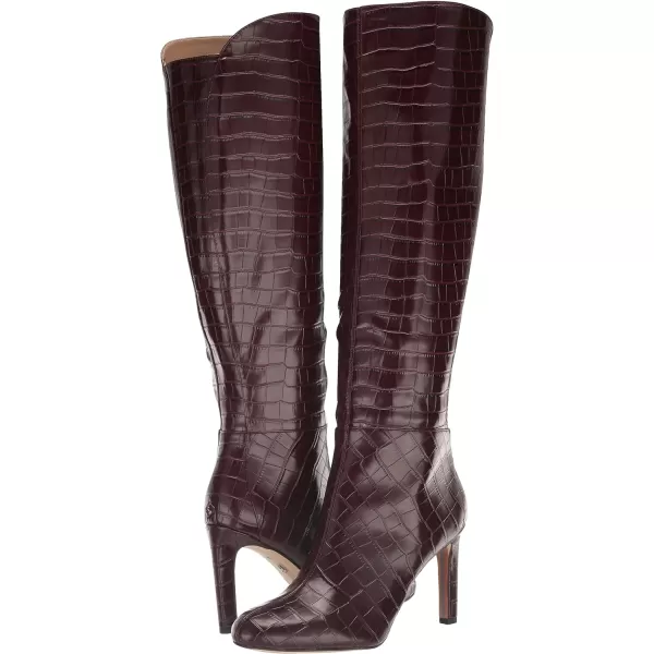 Sam Edelman Womens Shauna Knee High BootPort Wine