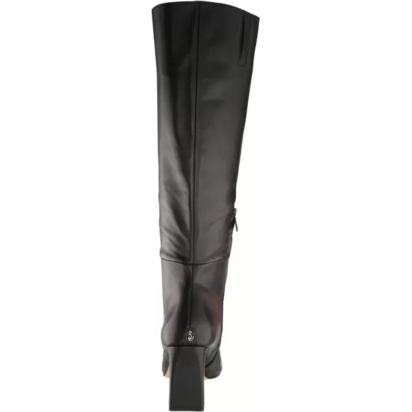 Sam Edelman Womens Sylvia Knee High BootBlack Leather Athletic Calf