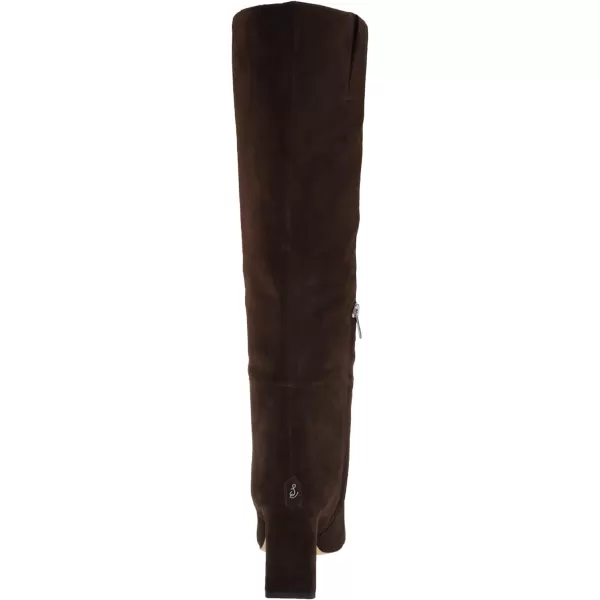 Sam Edelman Womens Sylvia Knee High BootChocolate Brown Athletic Calf