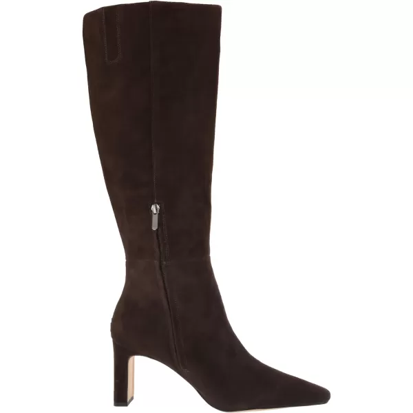 Sam Edelman Womens Sylvia Knee High BootChocolate Brown Athletic Calf