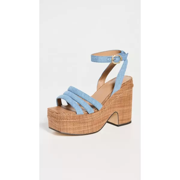 Sam Edelman Womens Tibby Wedge SandalMontrose Blue