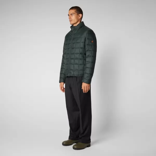 Save The Duck Mens Stalis JacketGreen Black