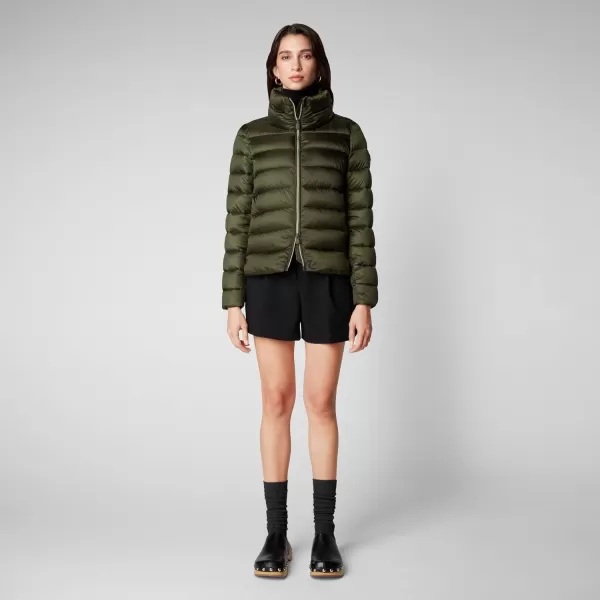 Save The Duck Womens Elsie JacketPine Green