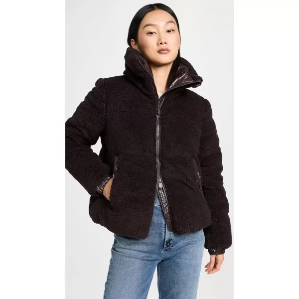 Save The Duck Womens Jennie CoatBrown Black