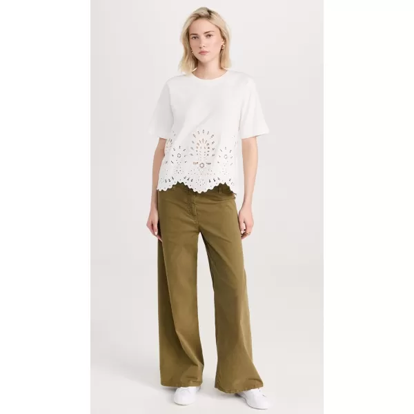 Sea Womens Cassidy Eyelet TShirtWhite