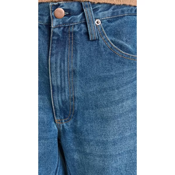 Sea Womens Elena Denim Baggy PantsBlue