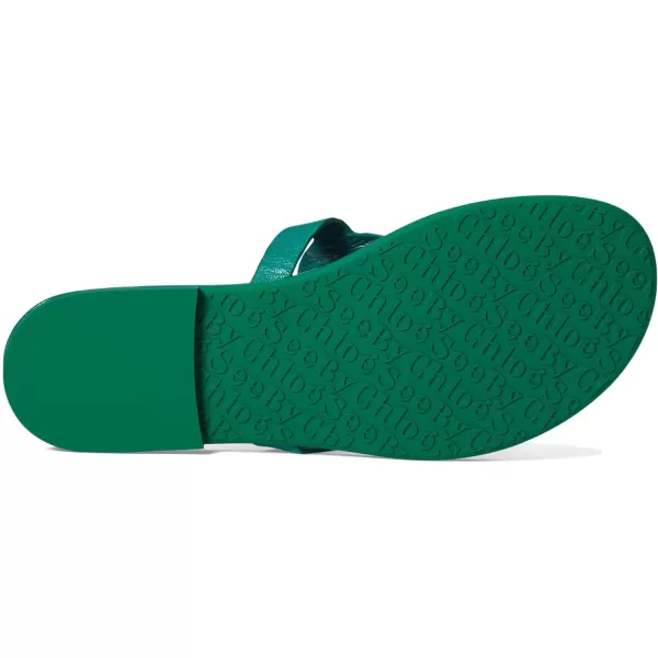 See by Chloe Womens Hana SandalsMedium Green