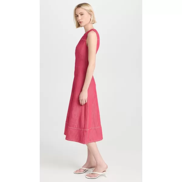 Shoshanna Womens Strawberry Denim Cora DressStrawberry