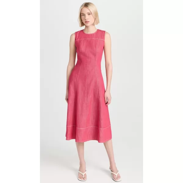 Shoshanna Womens Strawberry Denim Cora DressStrawberry