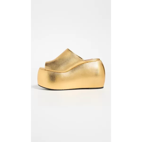 Simon Miller Womens Bubble Wedge SandalsStar Gold