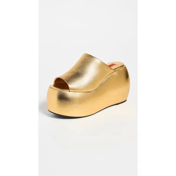 Simon Miller Womens Bubble Wedge SandalsStar Gold