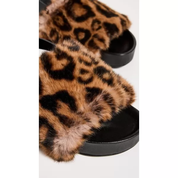 Simon Miller Womens Furry Dip SlidesCheetah